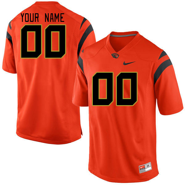 Custom Oregon State Beavers Name And Number College Football Jerseys Stitched-Orange - Click Image to Close